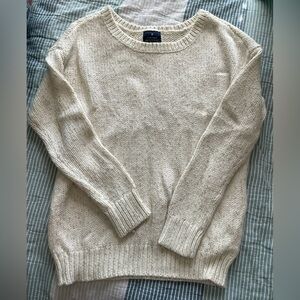 Cream with gold, American Eagle sweater